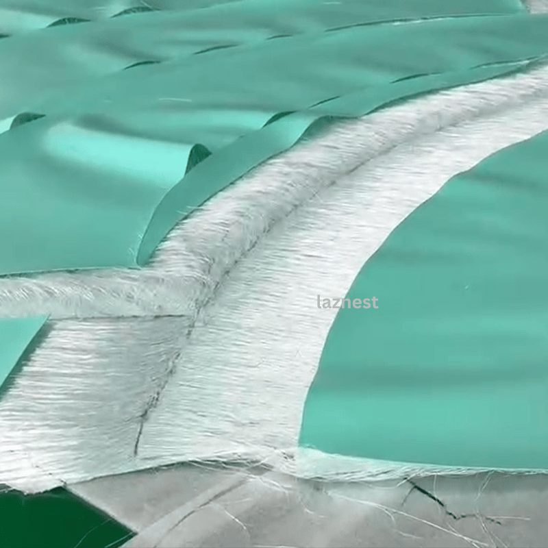 drop stitch materials in a factory