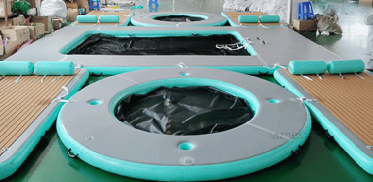 an inflatable water hammocks factory
