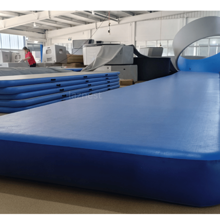 Air track Mats in a factory warehouse (8)