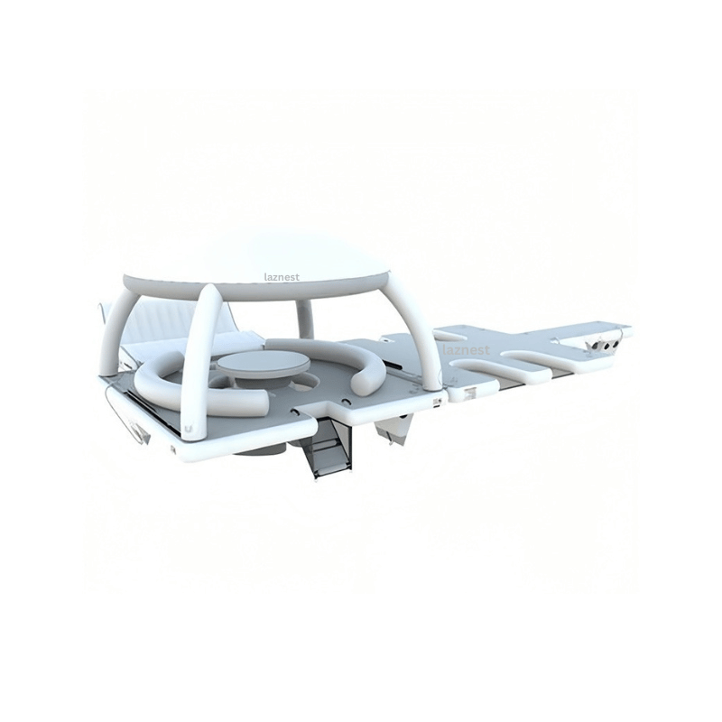 inflatable island dock