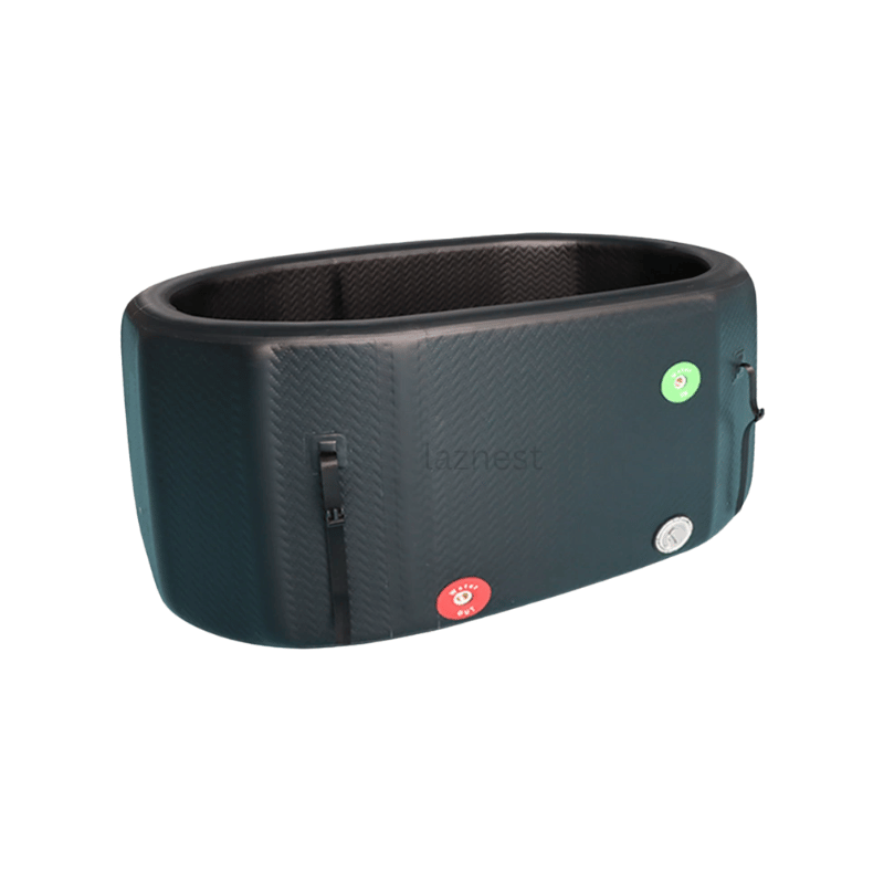 oval black ice bath tub with drop stitch material-2